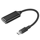 KEBIDU 4K 30Hz USB 3,1 USB-C кабель мужского и женского пола Тип USB C к совместимому с HDMI адаптер для ПК компьютер ТВ Дисплей чехол для телефона