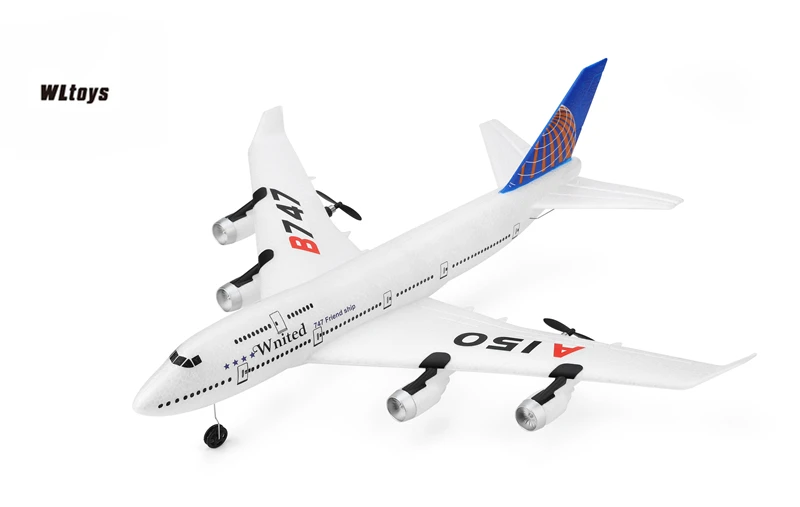 WLtoys A150 3CH RC самолет модель Boeing B747 фиксированное крыло EPP пульт дистанционного