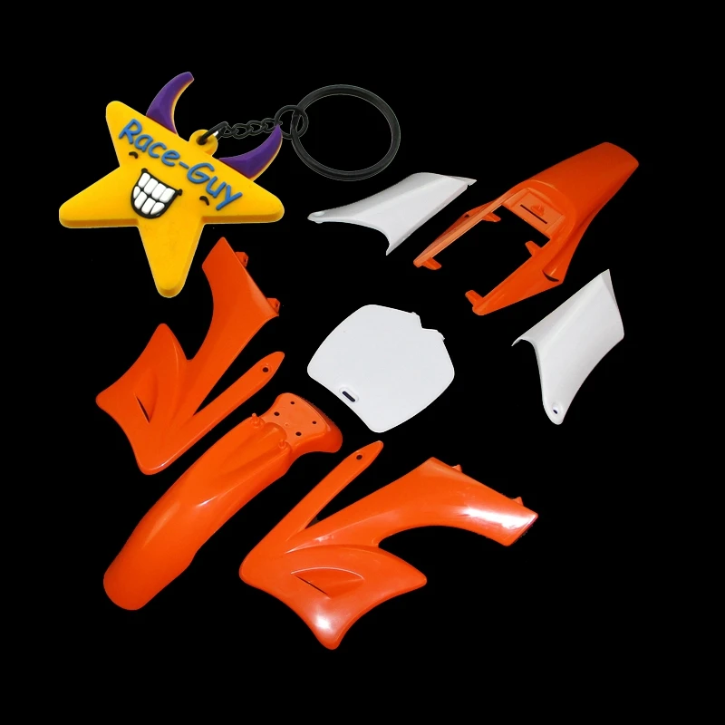 Оранжевые 7 шт. высокопрочные Пластиковые обтекатели крыльев для китайских