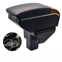 arm rest for chevrolet trax armrest box center console central store content box with cup holder usb interface