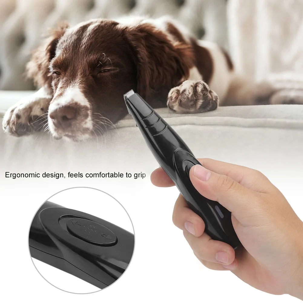 

Pet Nail Hair Trimmer Grinder Cat&Dog Grooming Tool Electrical Shearing Cutter USB Rechargeable Dog Haircut Paw Shaver Clipper