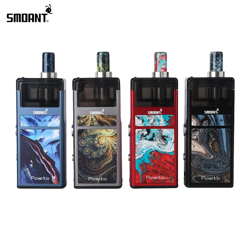 Pod-система для вейпа Smoant Pasito 1100 МА ч 25 Вт сетка 3 мл картридж 0 6 Ом Ni80 1 4 | Электроника