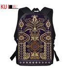 Женский дорожный рюкзак с этническим 3D-принтом, для начальной школы и подростков, для мальчиков и девочек, индивидуальное фото на заказ