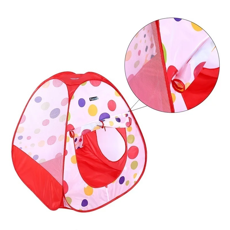 

Folding Play Tent Baby Toy Ball Pool Children Tunnel Portable Crawling Indoor Outdoor Foldable Games Kids House Castle 3PCS/Set