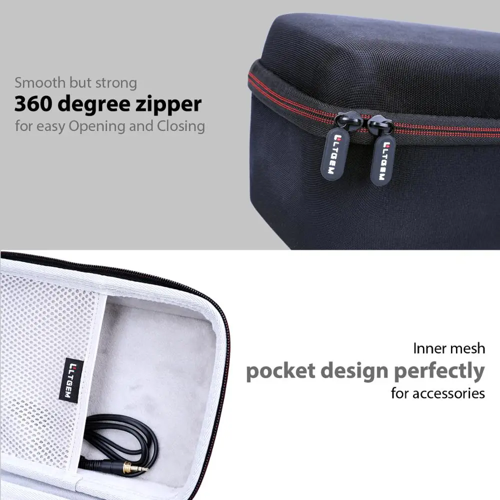 

LTGEM EVA Hard Case for BLUE Condenser Microphone,Blackout,Mic Only