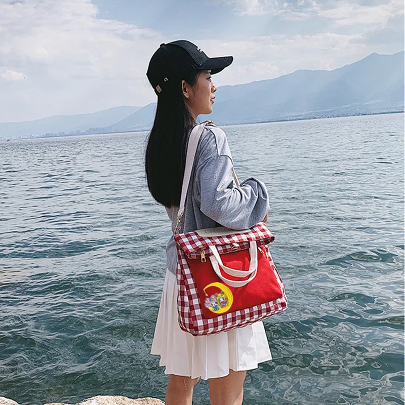 Рюкзак Сейлор Мун милый рюкзак Женская Большая вместительная сумка-мессенджер