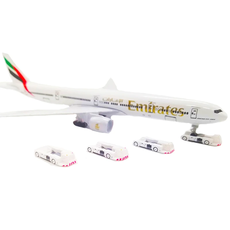 1:400 Scale Airplane Boeing Airbus Model Trailer Tow Truck Aircraft Plane Airliner Airport Scene Display Toy Parts Collection