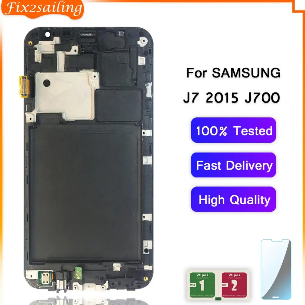 Для Samsung J700 J700F J700M J700H J700FN ЖК дисплей кодирующий преобразователь сенсорного