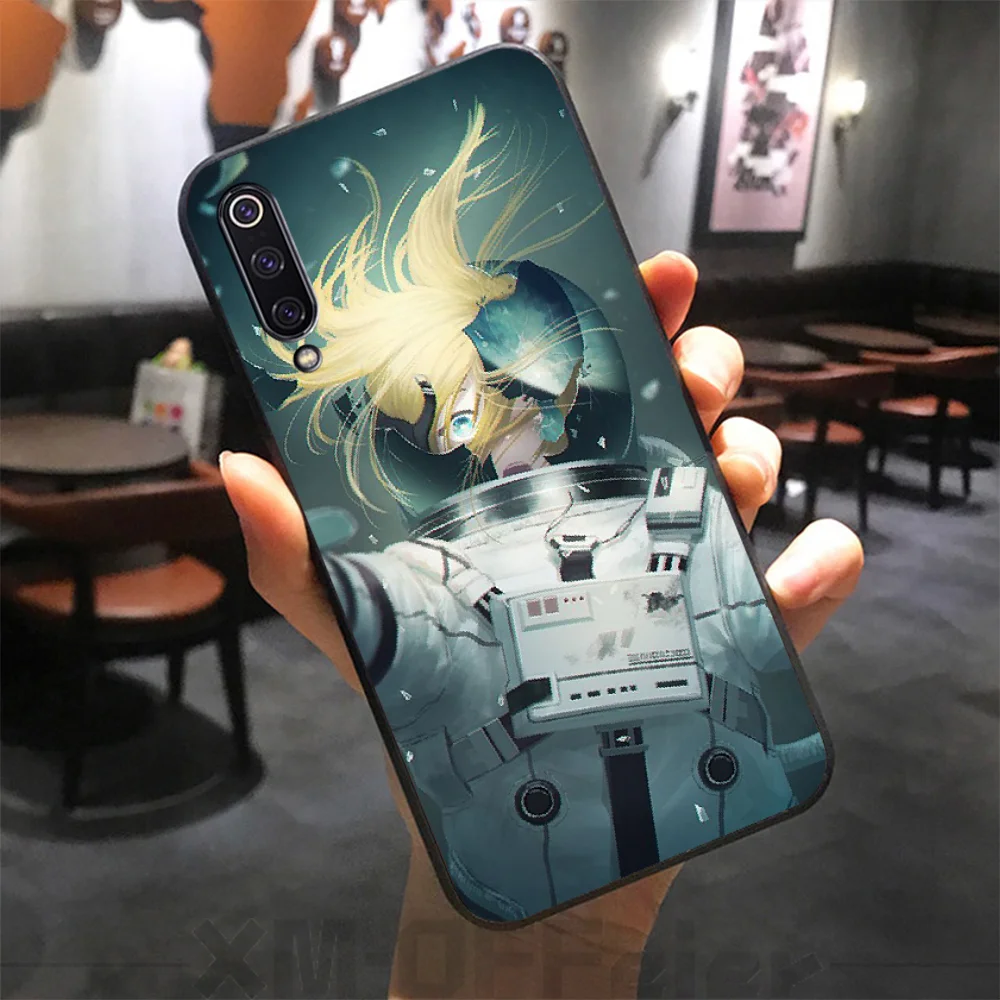 Черный чехол для телефона из ТПУ BaweiTE Cosmic starry sky Xiaomi 8 9 se 5X Redmi 6pro 6A 4X 7 5plus note 5 |