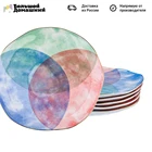 Набор Тарелок Обеденных Lefard Парадиз 6 шт. 26 см Золотой Кант