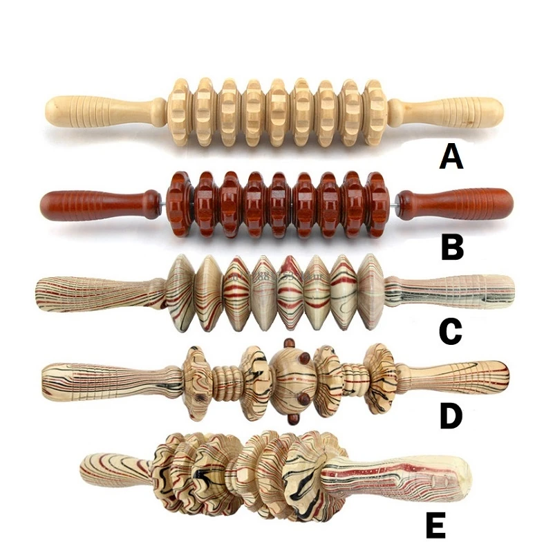 Деревянные регулируемые массажные ролики для снятия боли в спине и ногах |