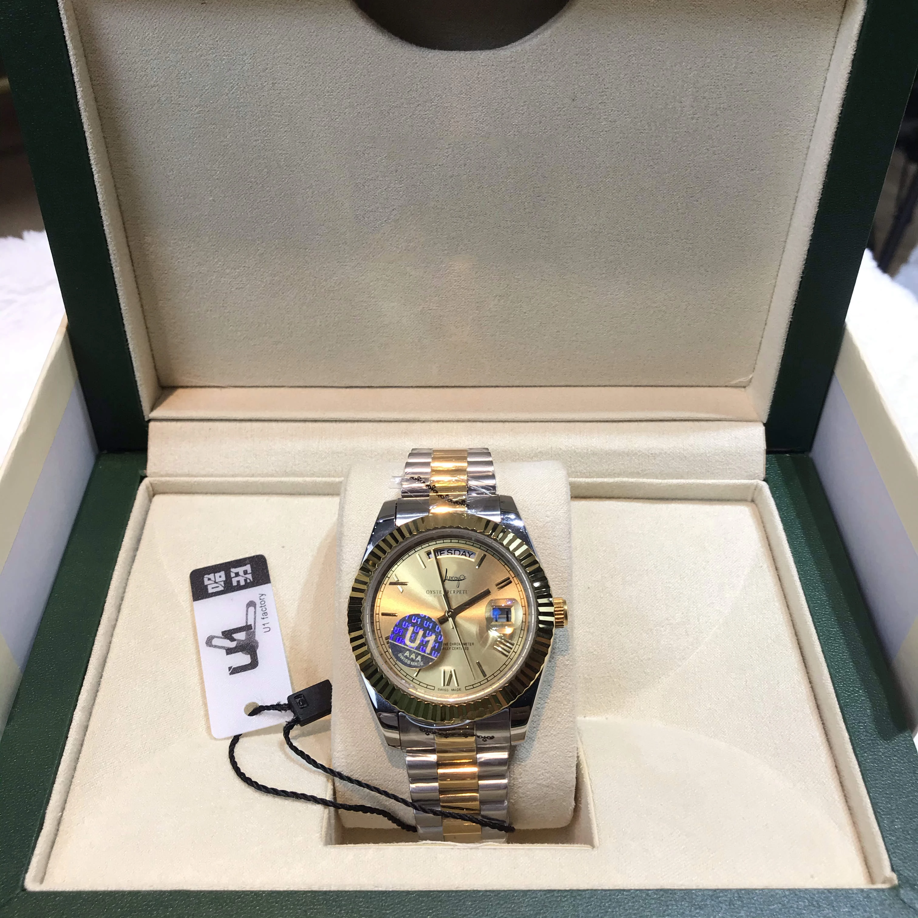 Часы наручные мужские с сапфировым стеклом роскошные брендовые автоматические