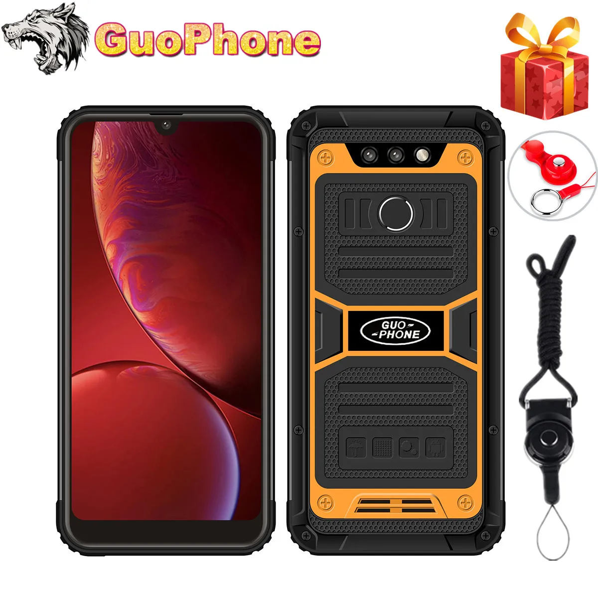 GuoPhone 2020 Z15 прочный смартфон 2 Гб Оперативная память 32GB Встроенная 6 26 &quotMTK6580 4 ядра