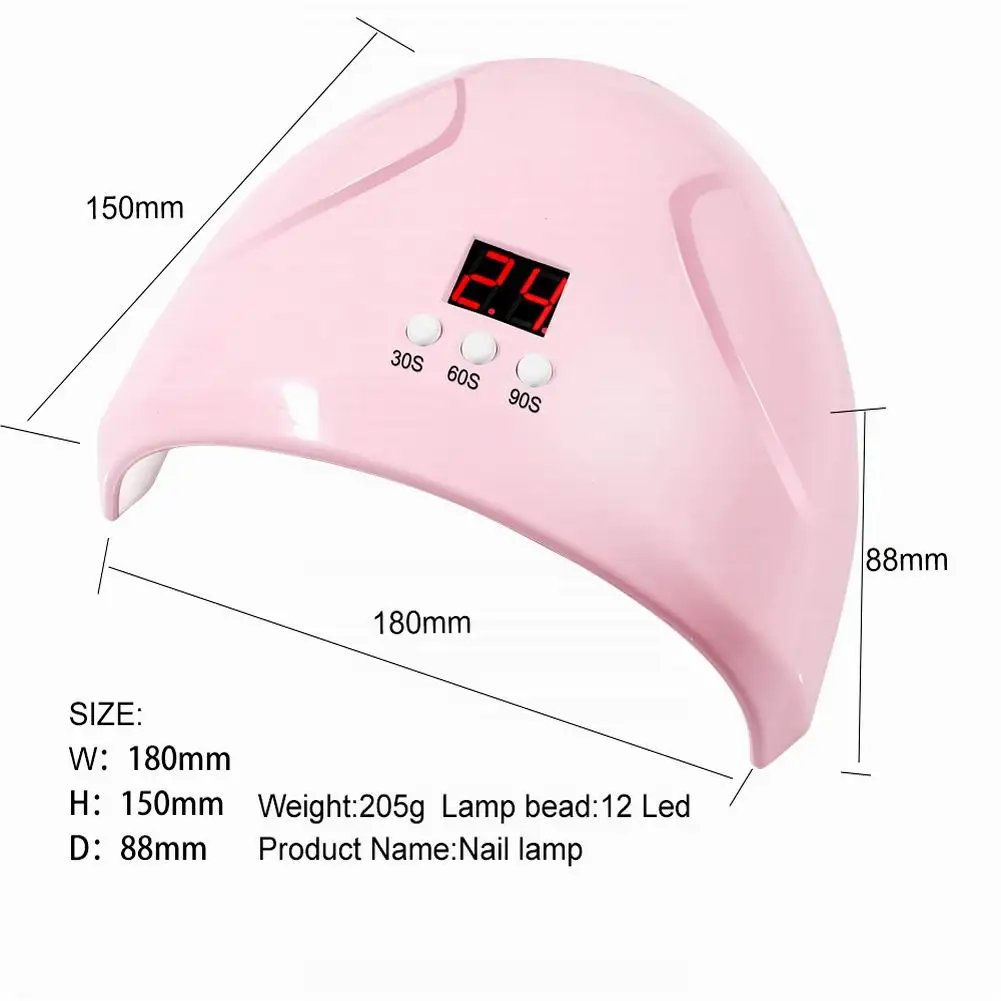 36 Вт интеллектуальные лампы для ногтей светодиодный/УФ гель Фототерапия