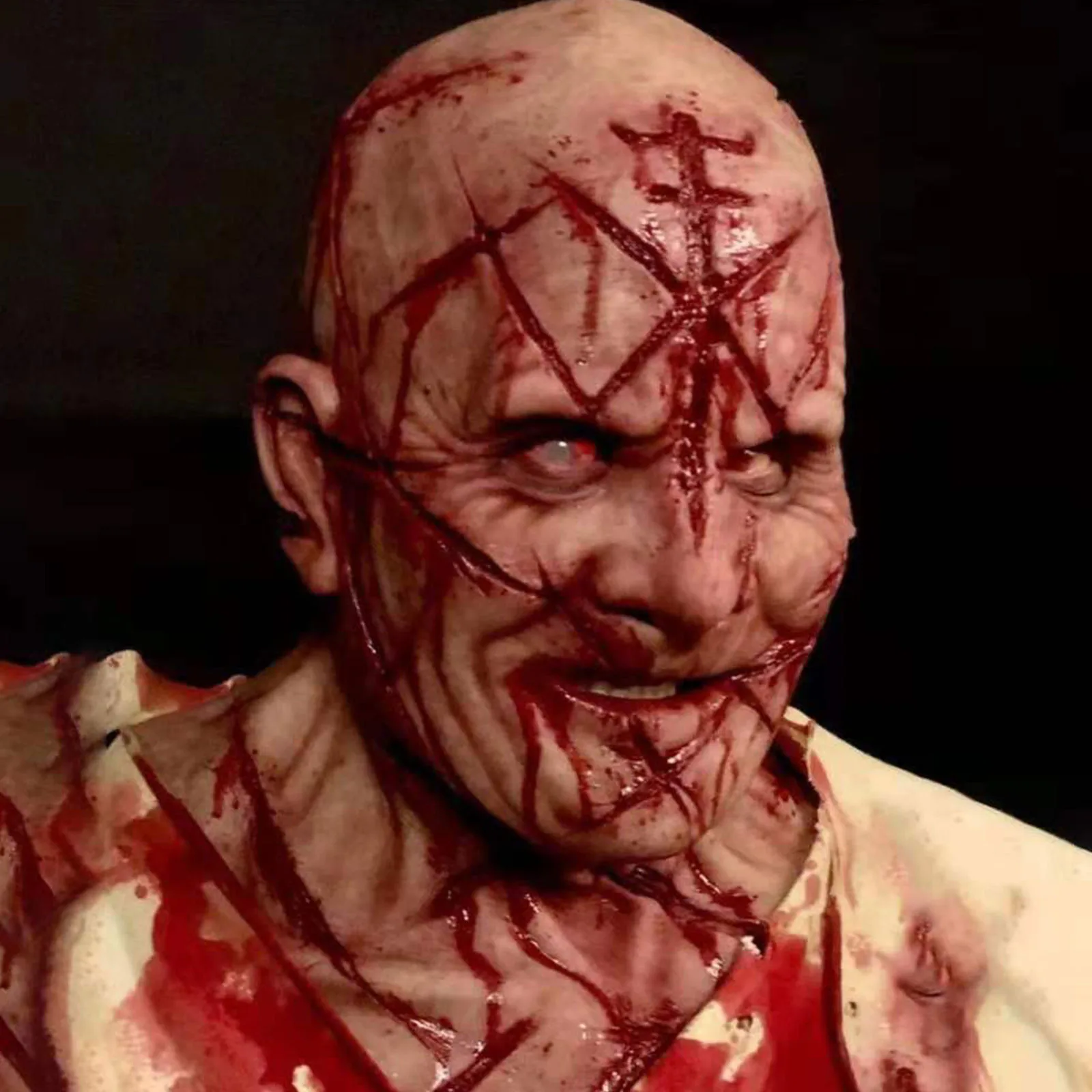 Жуткий страх на Хэллоуин ужасная Реалистичная маска монстра товары для