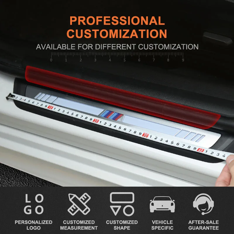 AOGENIU LED Door Sill Streamed For JEEP CHEROKEE (XJ) 1983-2001 Scuff Plate Acrylic Sills Car Sticker Accessories | Автомобили и