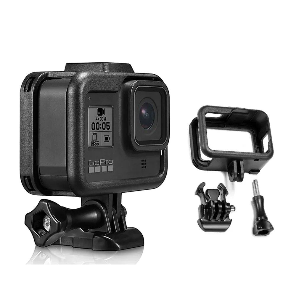 Standard Protective Border Frame for GoPro Hero 8 Camera Case Scratchproof Protector Mount with Base Action Accessories | Электроника