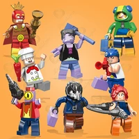 8 in 1 set stuff toy game hero buzz spike doll figure model kids key ring toy model collection gift for boy girl