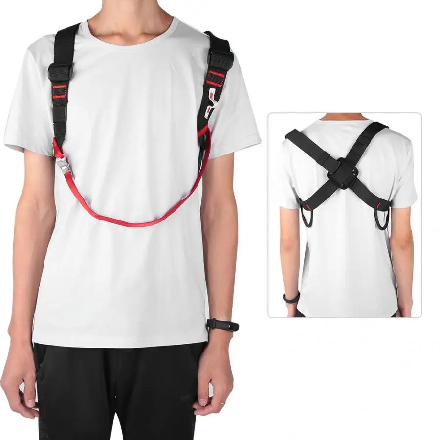 Ремень нагрудный для альпинизма регулируемый безопасный спасательный ремень на