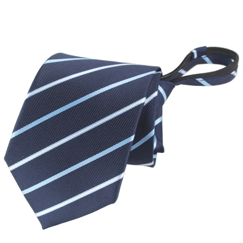 Мужской 8см галстук с молнией моды Бизнес Повседневная серия Предварительно