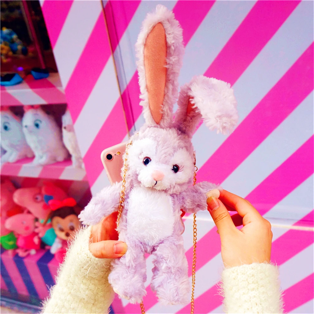 Rabbit Case For Samsung S20 plus S10 5G S9 S8Plus S7 S6edge S20 Ultra Cute Fluffy Phone Cover For Galaxy Note 10 9 8  A70 50 30 images - 1