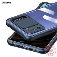 rzants for xiaomi poco m3 phone case hard lens protection camera protect hybrid slim crystal clear cover double casing