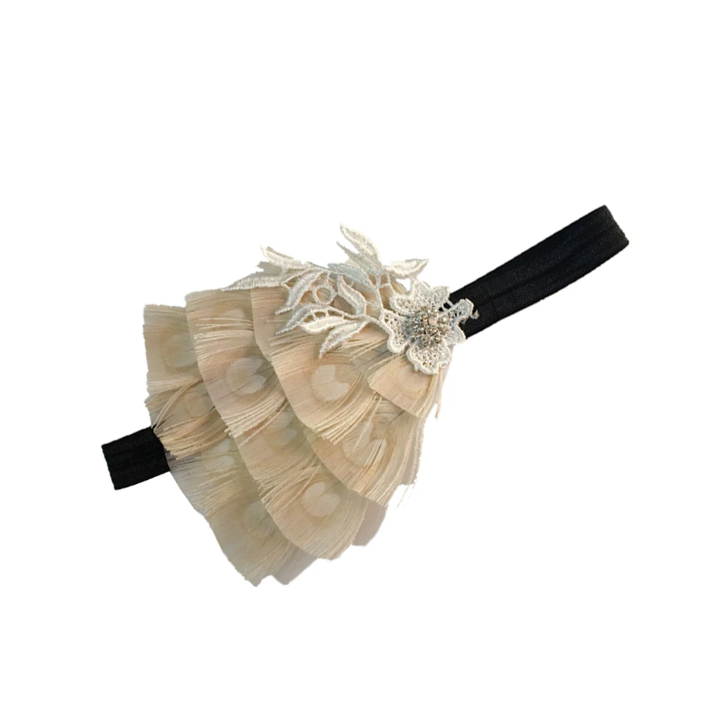 

Peacock Feather Hairband Flapper Headband Great 1920s Women's Fascinator Ascot Race Band
