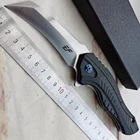 Eafengrow Real D2 Сталь K1 Karambit G10 Ручка шариковый подшипник складной лагерь Охота кухня выживание на природе EDC инструмент универсальный нож