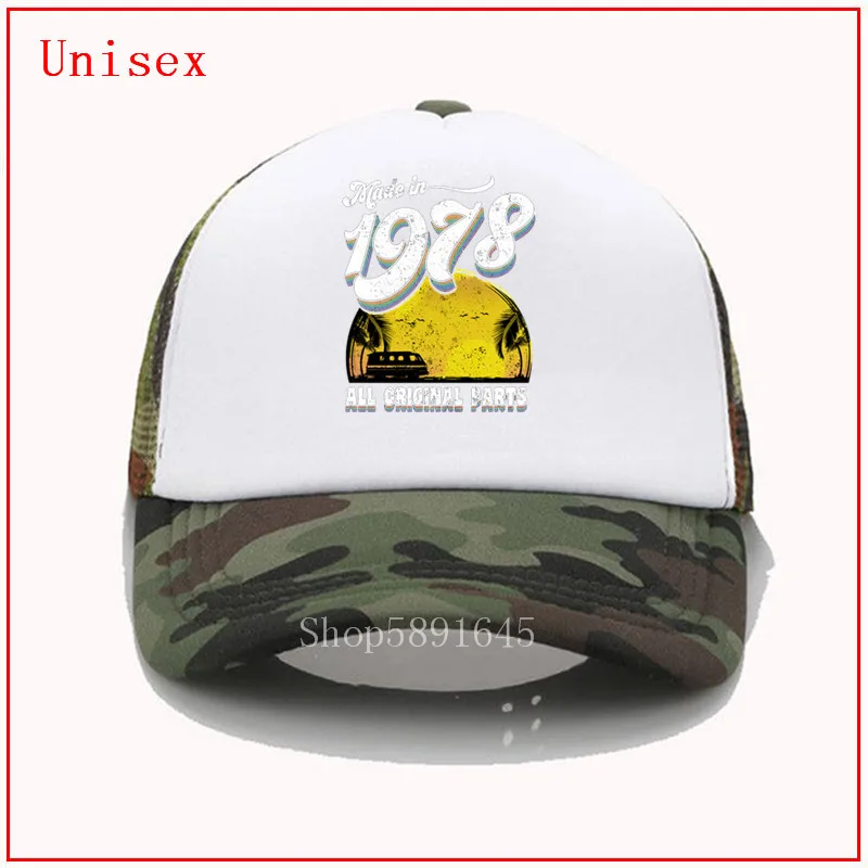 Сделано в 1978 году все оригинальные части белая бейсболка Мужская для конского