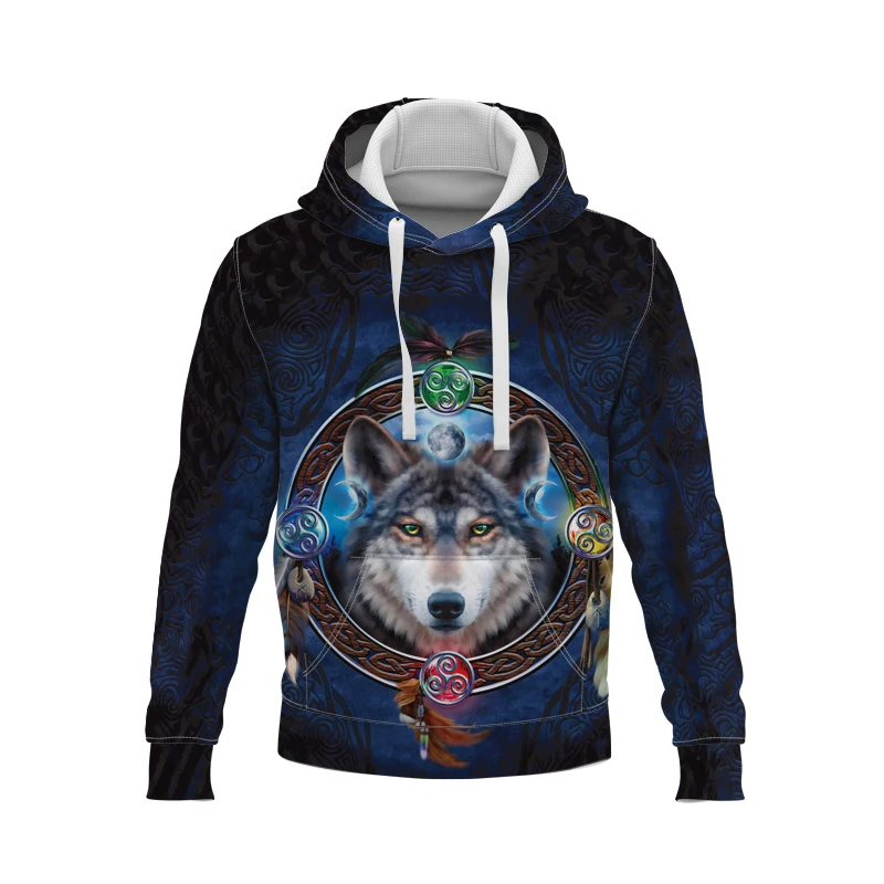

European and American teenagers new 3D digital printing spring and autumn leisure sweatshirt long sleeve men's hoodie-18