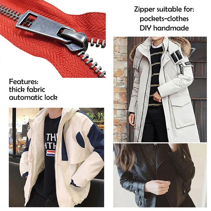 Аксессуары для одежды сделай сам открытая металлическая молния № 5 защитная