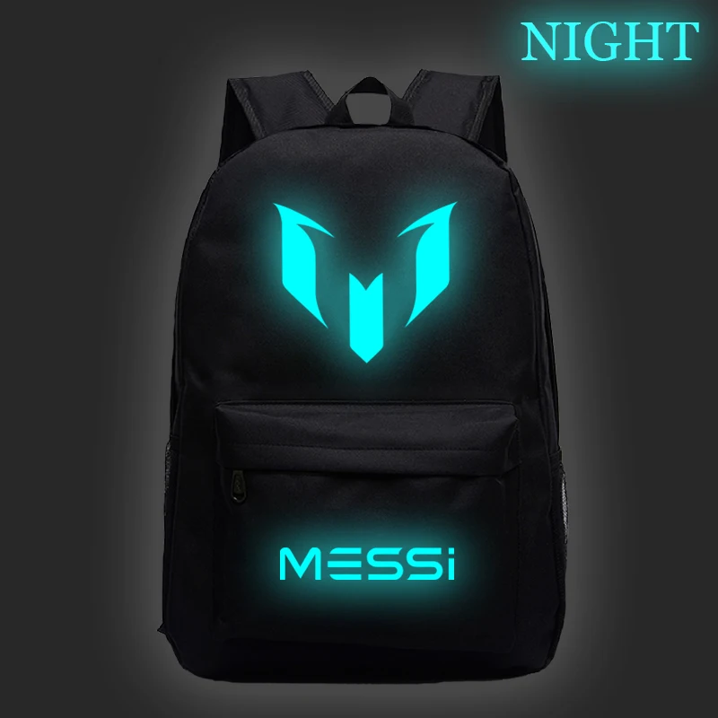 Лидер продаж яркие сумки Messi для мальчиков и девочек школьный рюкзак школьников