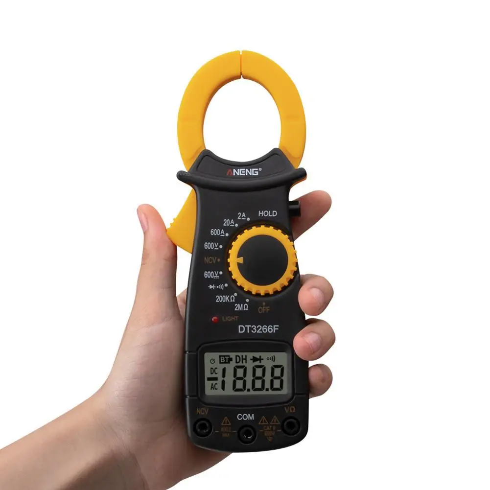 

Portable Clamp Meters Digital Multimeter Voltmeter Ohmmeter Resistance Capacitance AC DC Current Voltage Electrical Tester