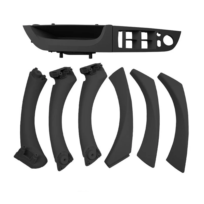 Внутренняя Панель дверной ручки автомобиля накладка панели для BMW E90 E91 3 серии 318