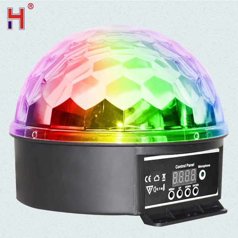

Disco Ball Party Lights Sound Activated Storbe LED 3W RGB Remote Control DJ Lighting Ball For Home Parties Wedding Show Club Pub