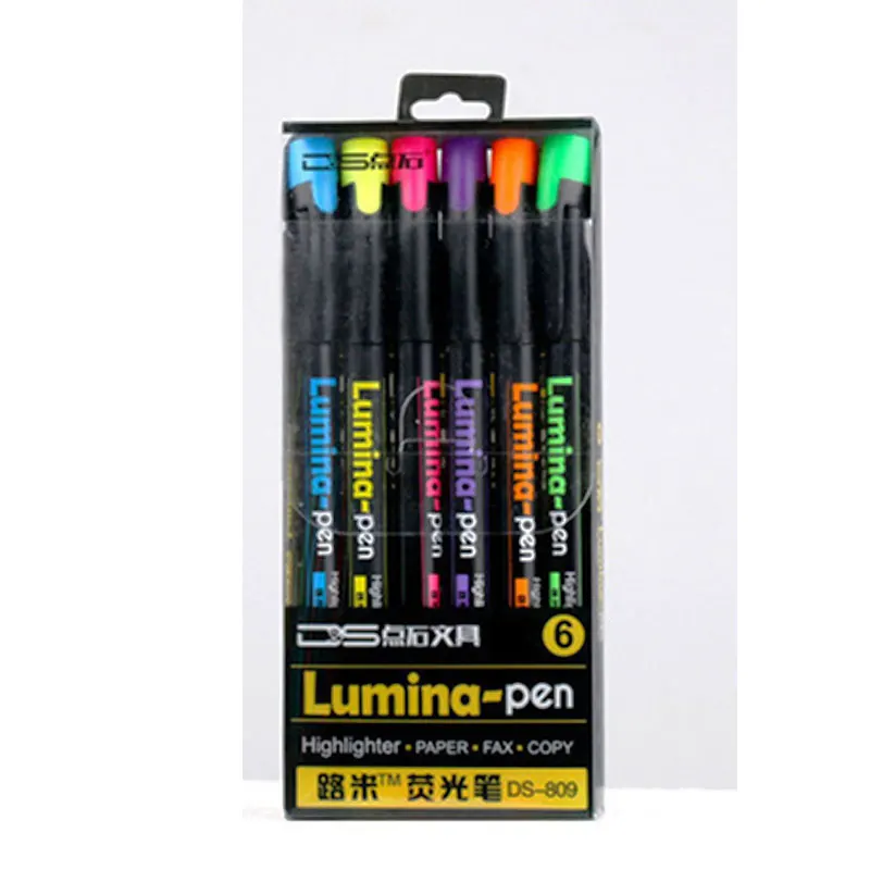 Цветные ручки хайлайтер кисть маркер ручка акварель мелкий лайнер искусство