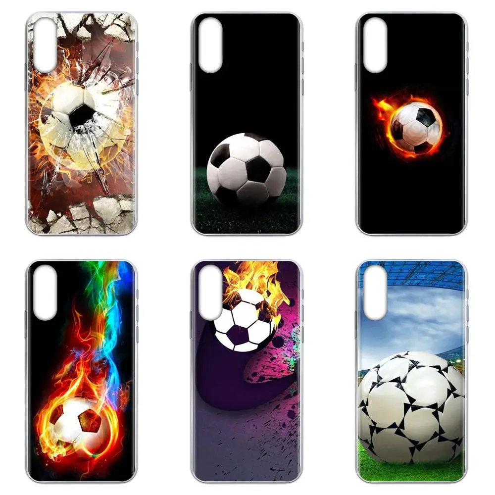 Футбольный мяч Fire Football Diy для Xiaomi Mi note 9 10 mi10 mi9 mi8 pro lite SE A1 A2 A3 CC9 CC9E 9T|Бамперы| |
