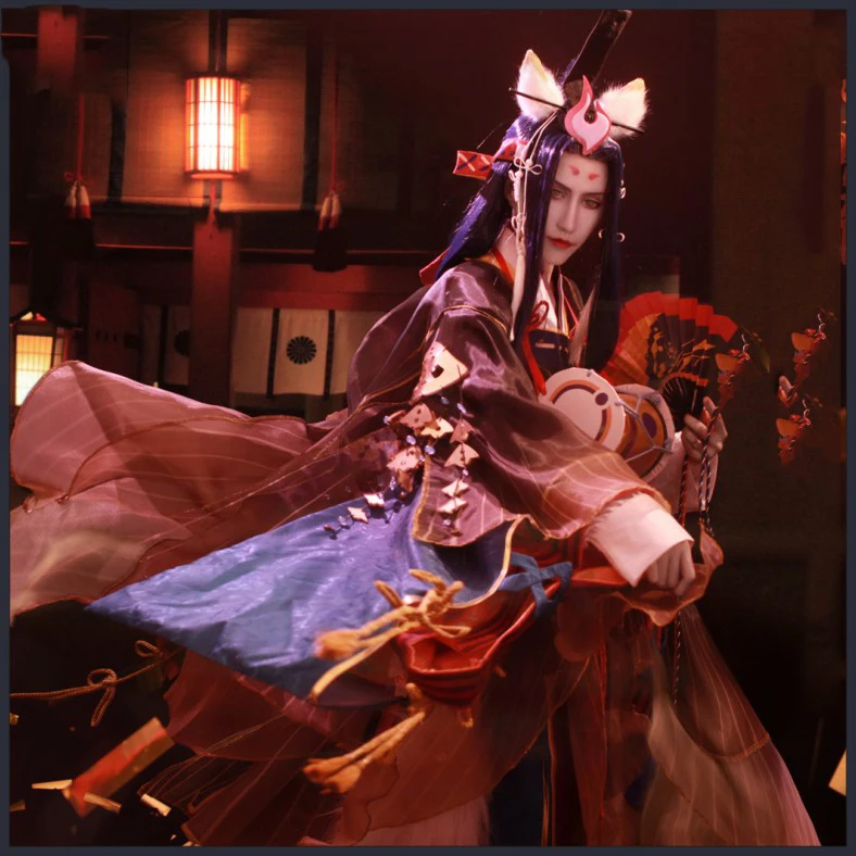 Индивидуальный размер SSR Onmyoji tamamo no Mae Косплей Костюм первое unawaken кимоно платье wafuku Униформа костюмы для Хэллоуина аниме одежда