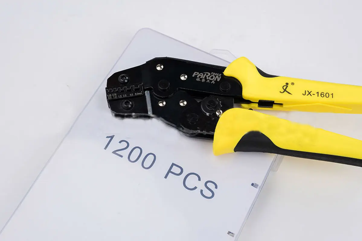 Multitools щипцы обжимной соединитель ручной инструмент плоскогубцы с 1200 клемм набор