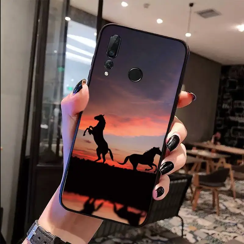 

Running horse Phone Case For Huawei Honor view 7a5.45inch 7c5.7inch 8x 8a 8c 9 9x 10 20 10i 20i lite pro