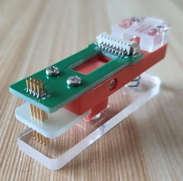 

1.27mm Double Row Test Pin Fixture Wire Clamp Pcb Test Clamp Programming Clamp Line 30cm/50cm