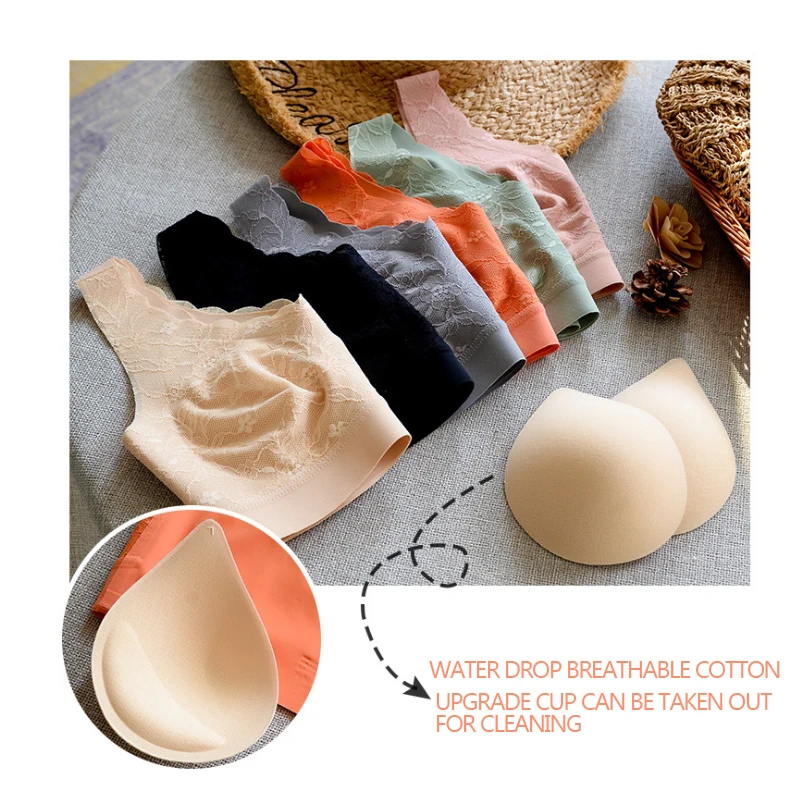 Нижнее белье из тайского латекса удобный и бесшовный бюстгальтер без стальных