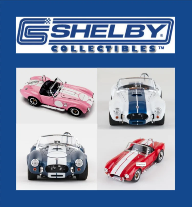 

Автомобили ACME 1/18, коллекция автомобилей из металла, Шелби, Кобра 427 S/C, рождественские подарки для детей