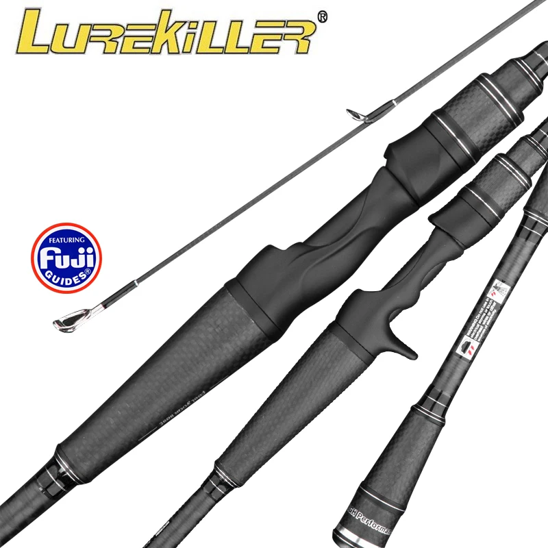 Lurekiller Yuanwei черный Seek Япония Fuji части углерода спиннинг/Литье удочка углеродная