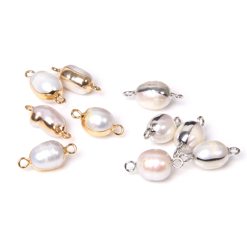 3 шт. кулон с коннектором из натурального белого картофеля для женщин