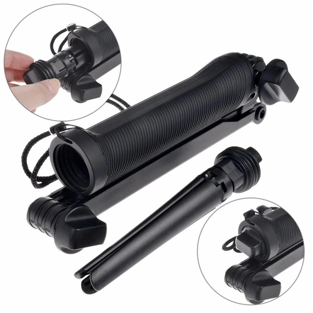 LemonMan для Gopro аксессуары 3 сторонний водонепроницаемый монопод селфи рукоятка