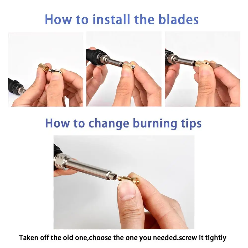 Регулируемый оловянный паяльник TS100 электрический инструмент для выжигания