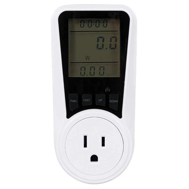 

Electricity Monitor Wattmeter Power Consumption Monitor Power Meter Plug KW Voltage Tester,Smart Bill Socket,US Plug