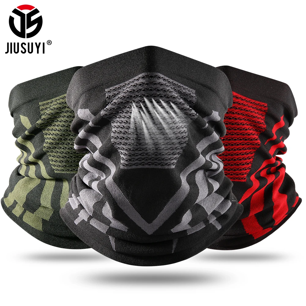 

Summer Breathable Face Mask Cover Tube Scarf Neck Gaiter Outdoor Ski Bandana Neckerchief Headband Headscarf Men Women