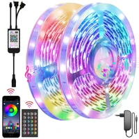 led strip lights kit rgb 5050 smart wi fi 5m 10m 15m 20m 30m bright ribbon stripe with remote controller colorful home ambient